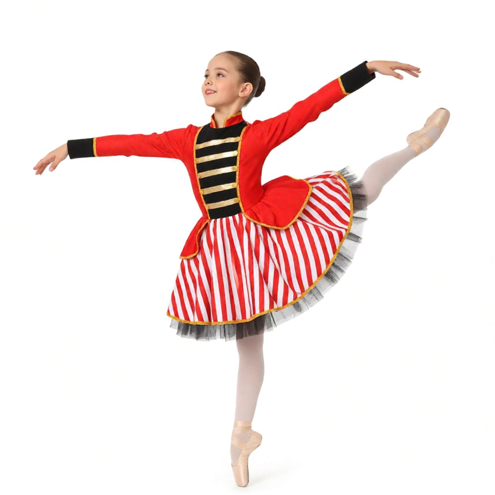 Dresses - Dance Circus Ringmaster Costume Shiny Sequins