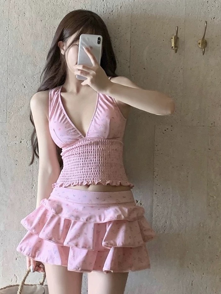 Skirts - Summer Women's Clothing Slimming Tankini Swimsuit