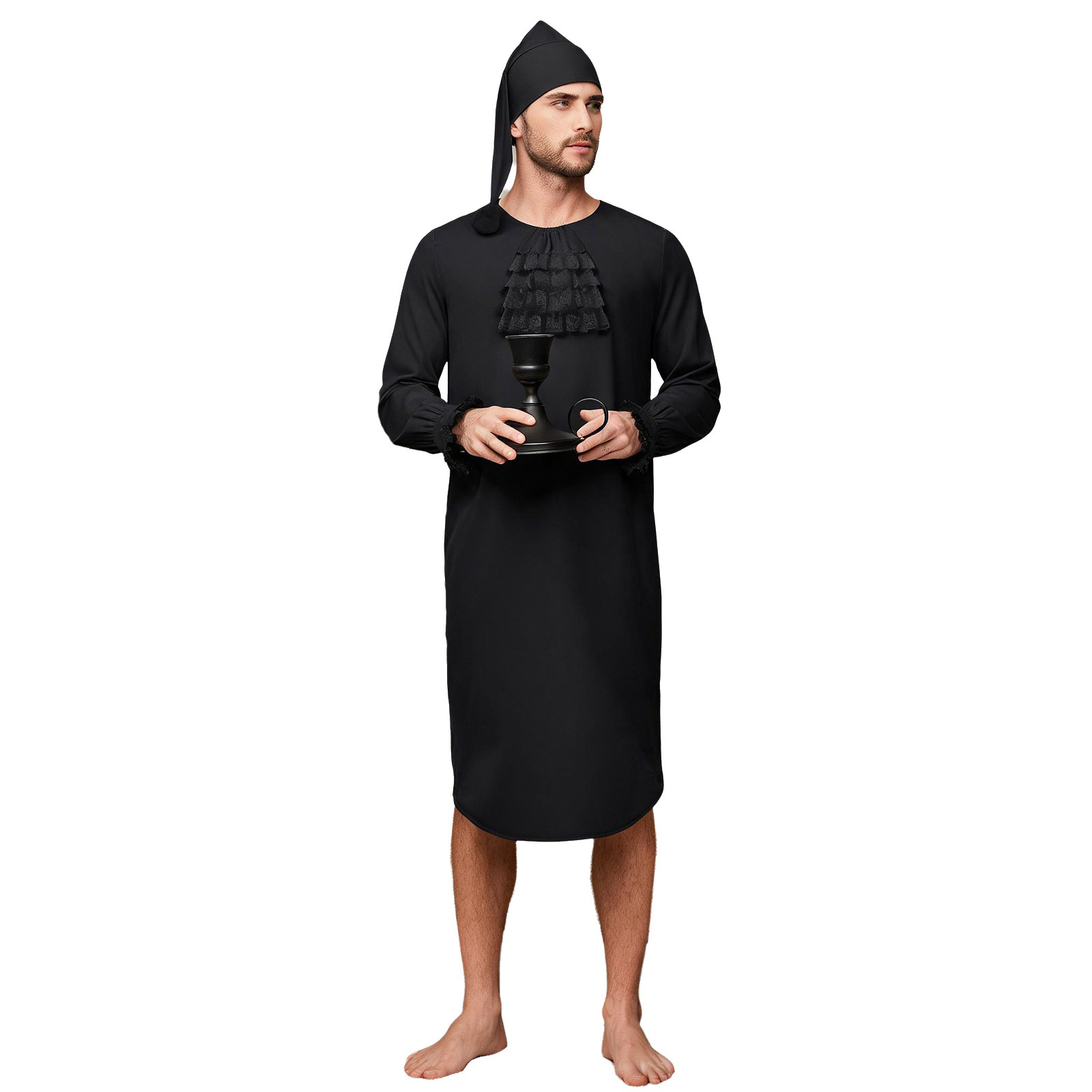 Dresses - Mens Medieval Victorian Nightgown Long Sleeve