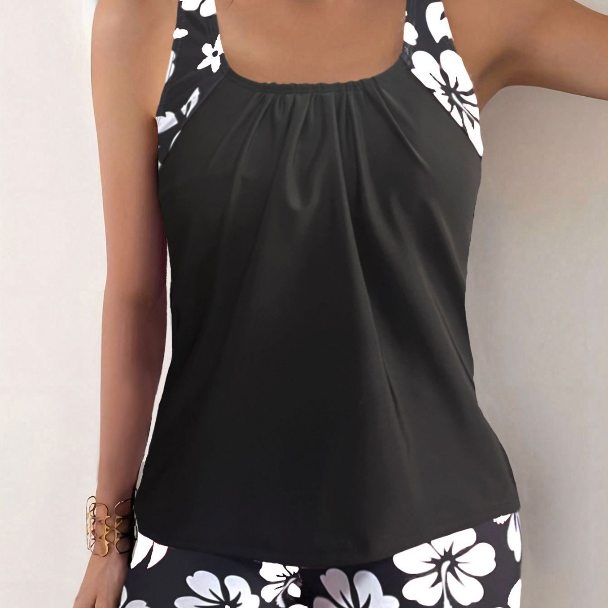 Woman Tankini With Shorts Swim - Tops review and price