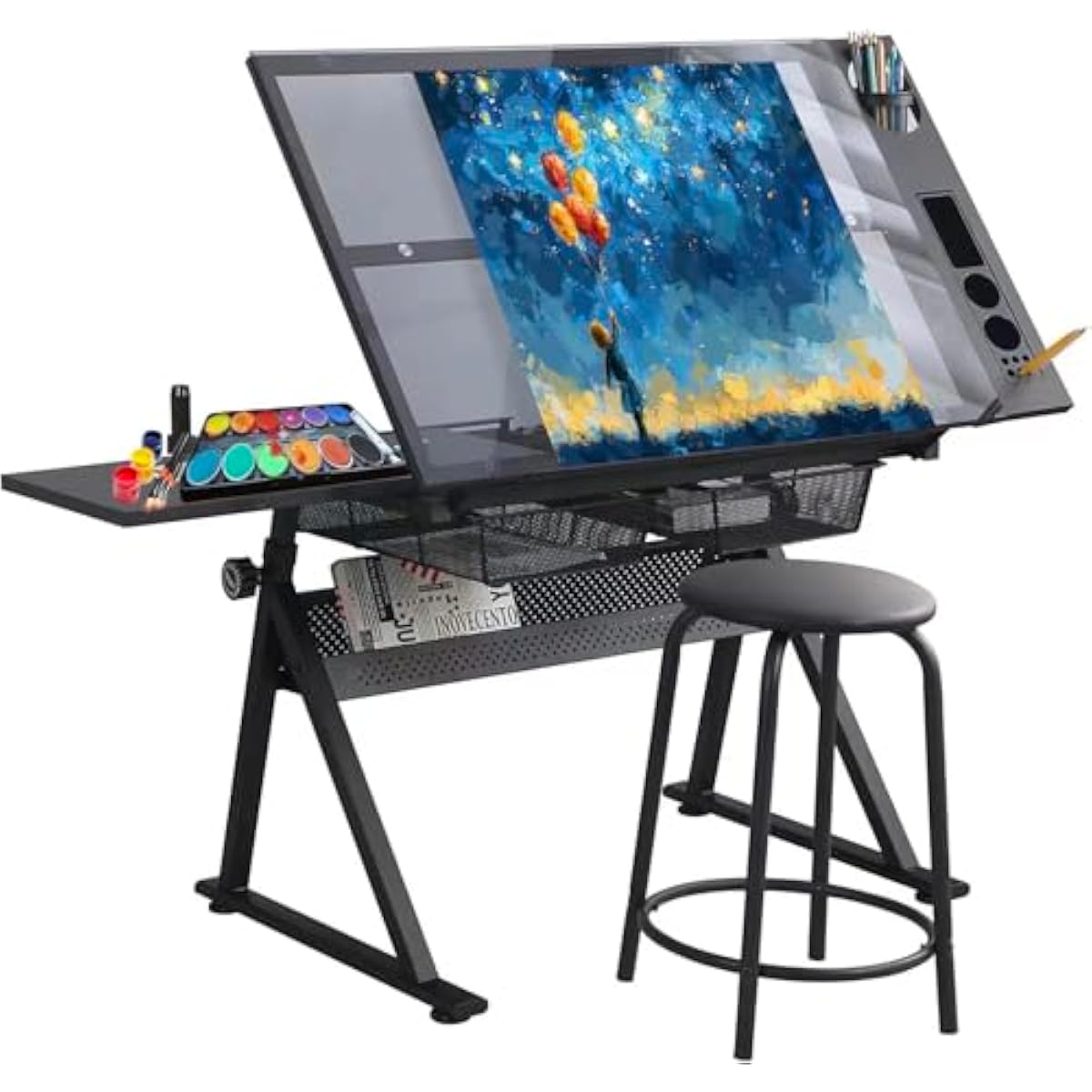 Adjustable Height Drafting Des - Tops review and price
