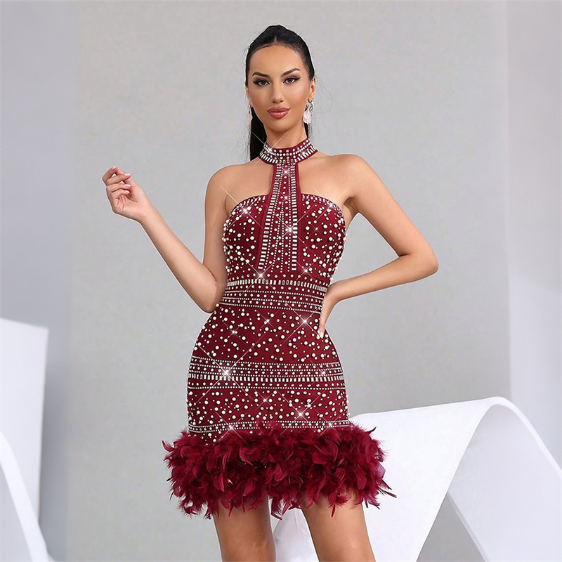 Doyerl Sparkly Rhinestone Birt - Sparkly Rhinestone Club Party Dress review and price