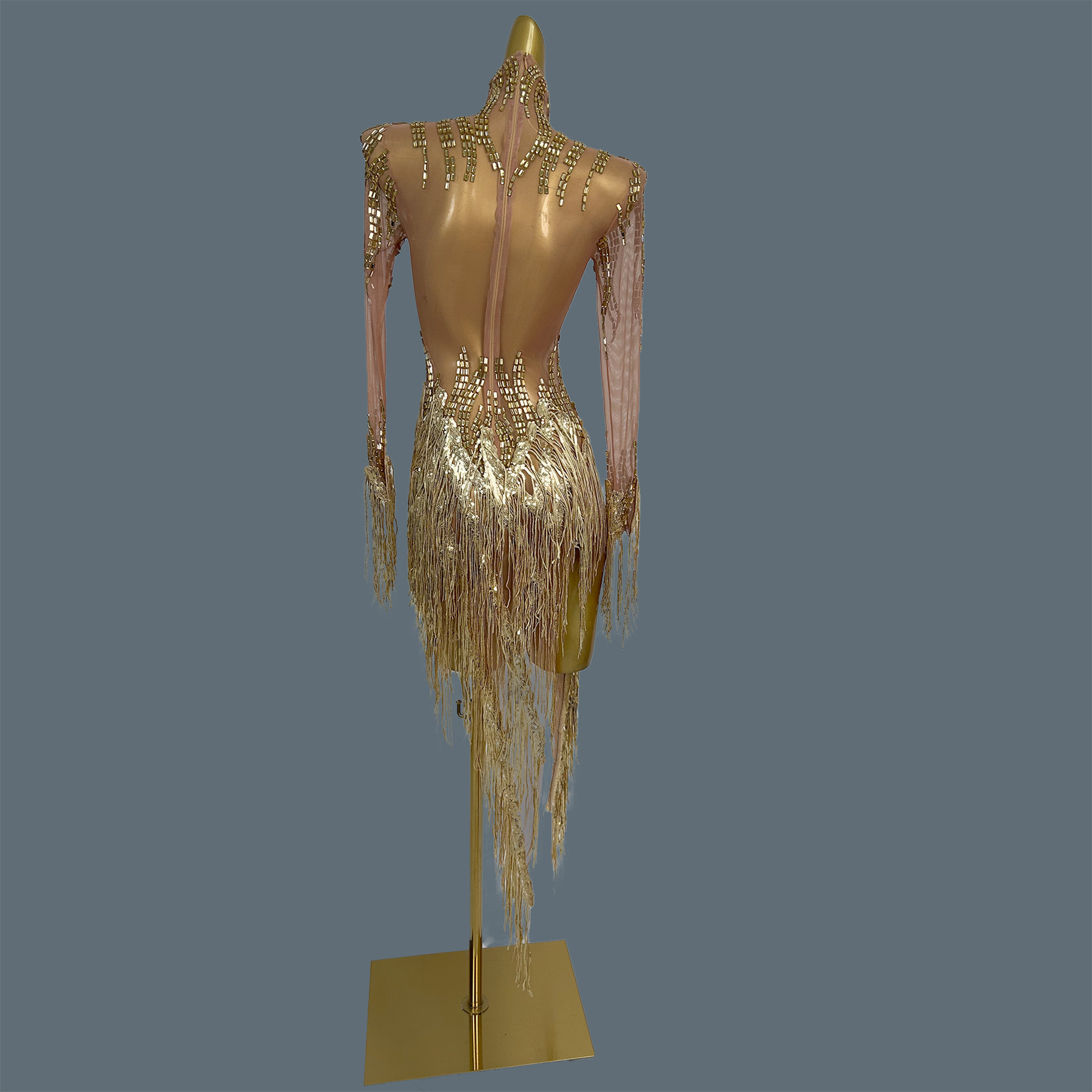 Party Stage Show Sparkly Rhine - Sparkly Rhinestone Club Party Dress review and price