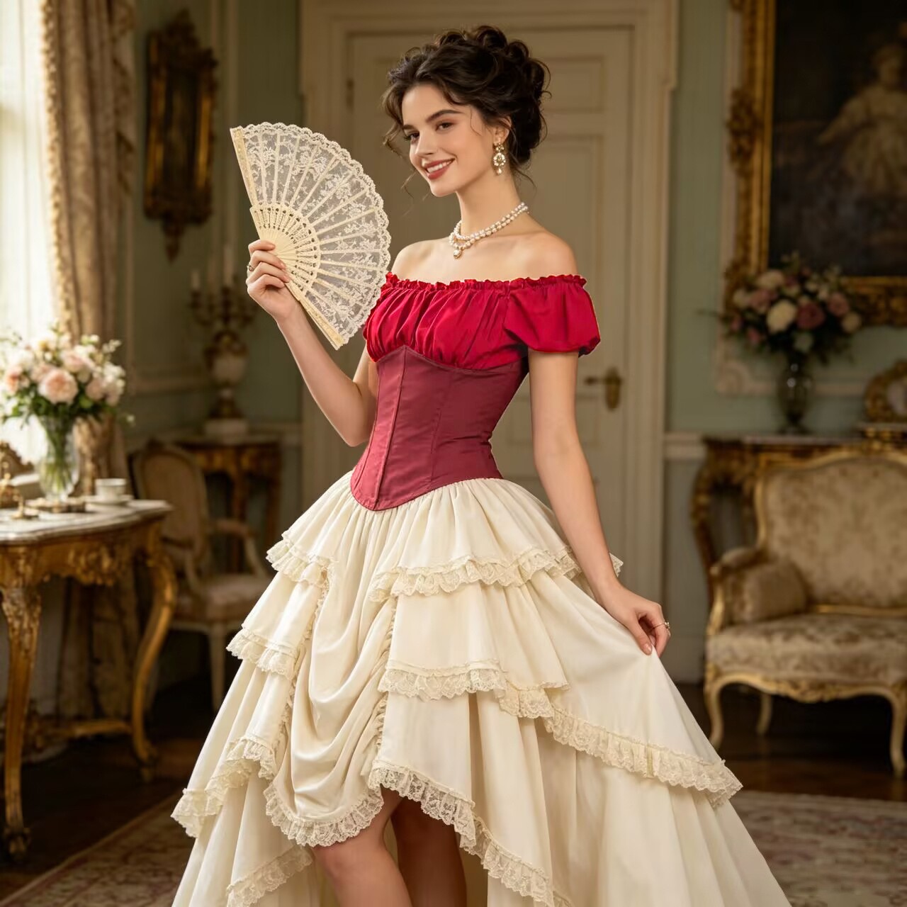 Renaissance Asymmetrical Hem S - Skirts review and price