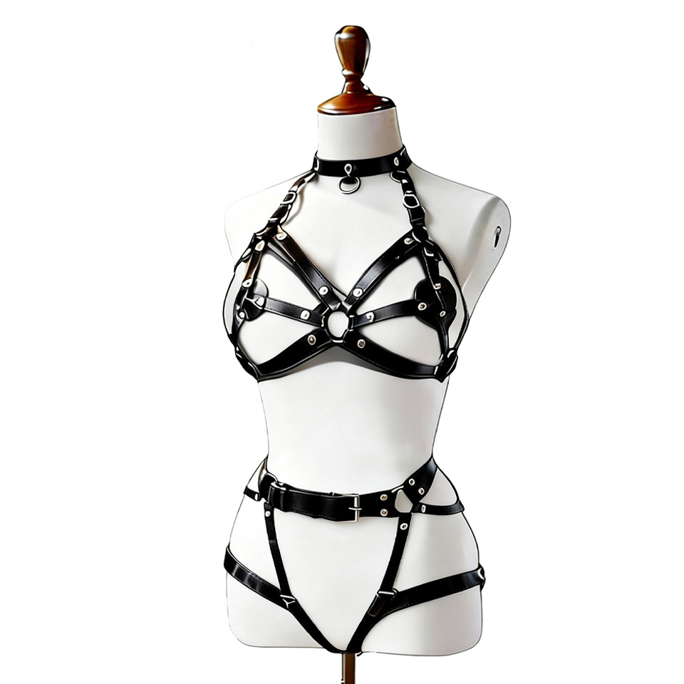 Women Sexy Leather Lingerie Bo - Lingerie review and price