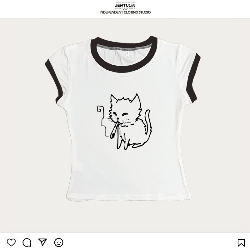 Korea Style Y2k 90s Baby Tees  - Y2K Graphic Baby Tee Crop review and price